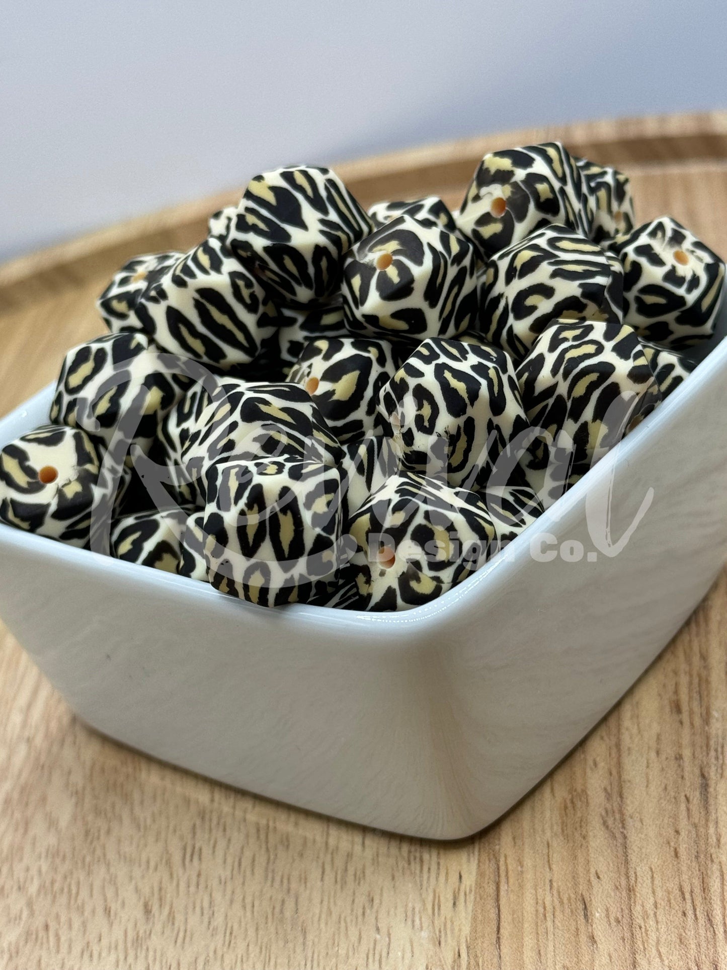 Leopard - 14mm Silicone Hexagon