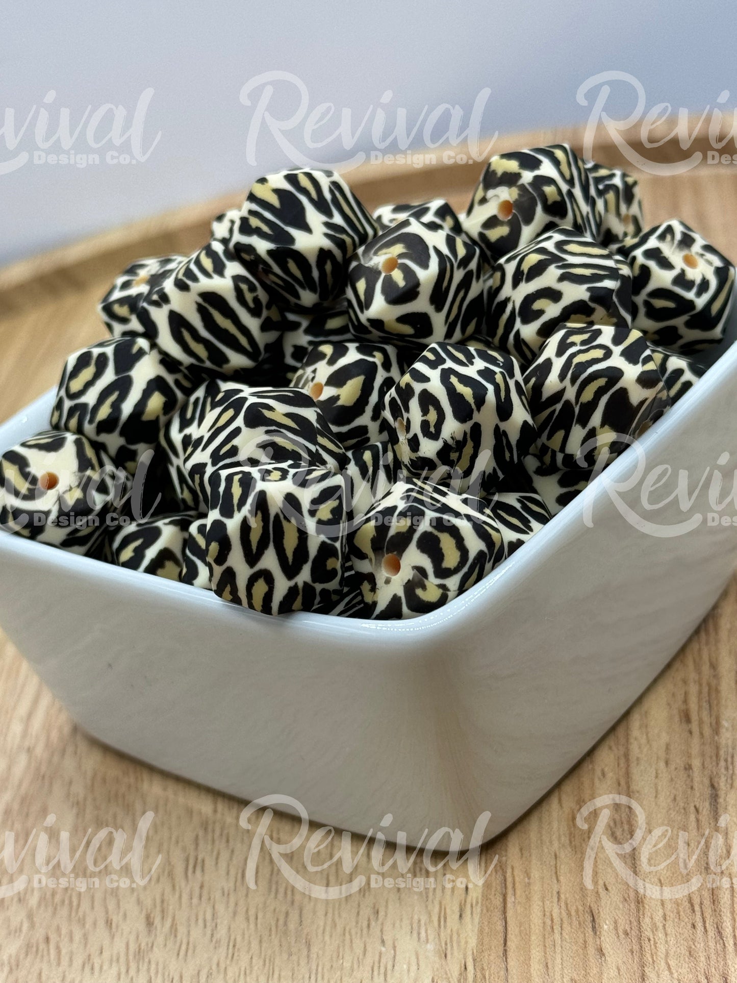 Leopard - 14mm Silicone Hexagon