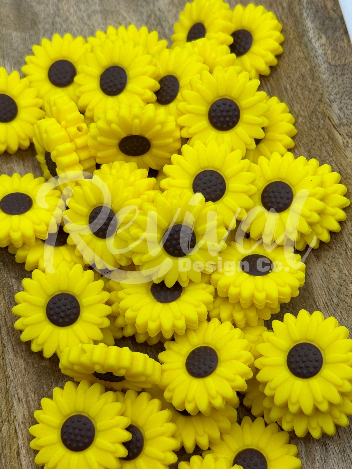 Sunflower - Silicone Focal Bead