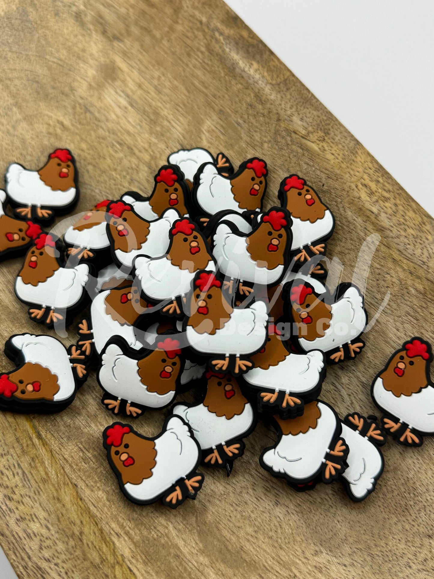 Chicken - Silicone Focal Bead