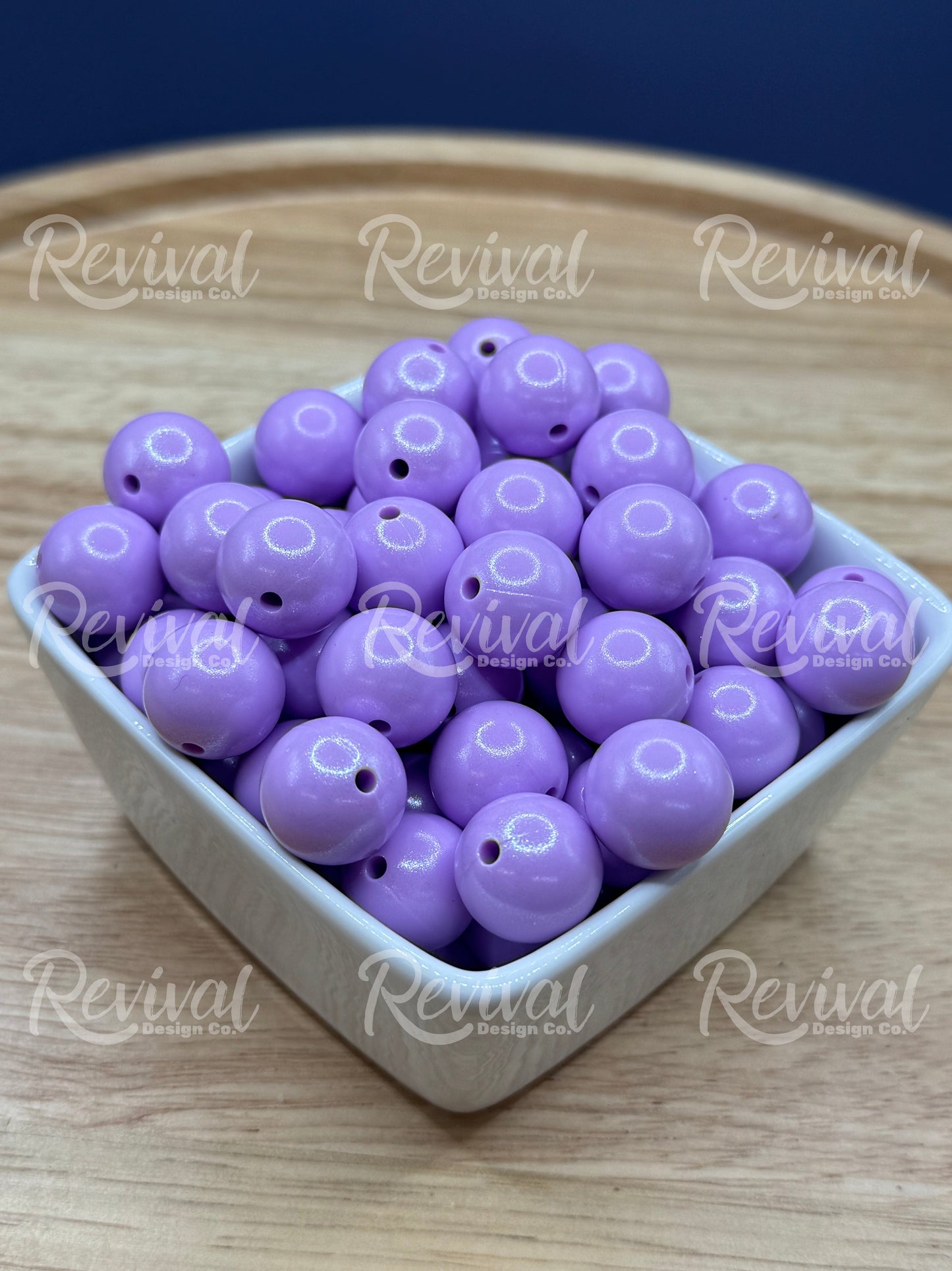 Lila - 15mm Opal Silicone Bead