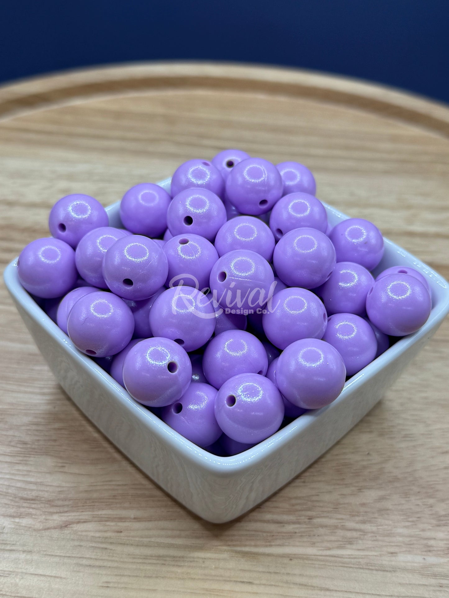 Lila - 15mm Opal Silicone Bead