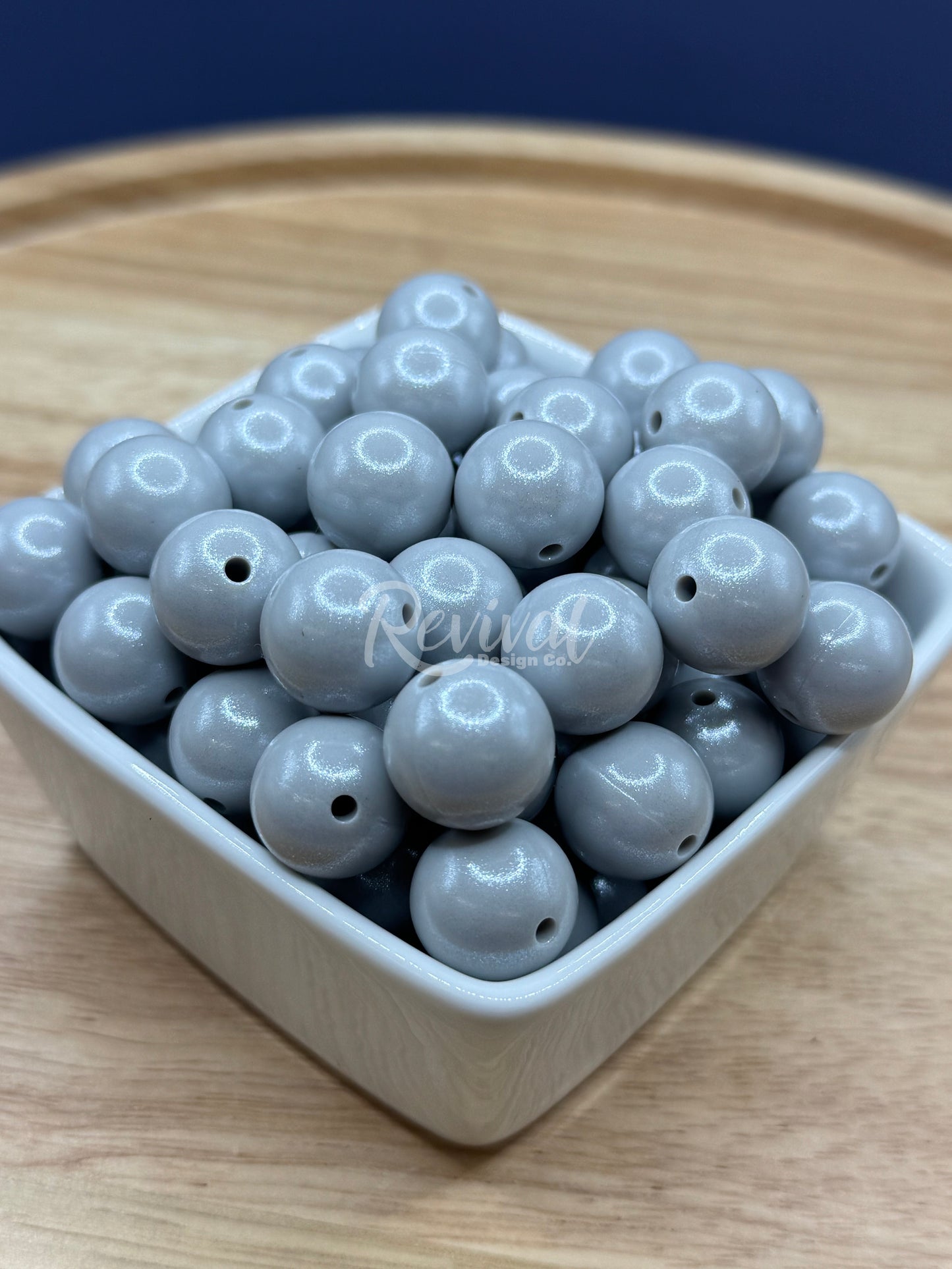 Lunar - 15mm Opal Silicone Bead