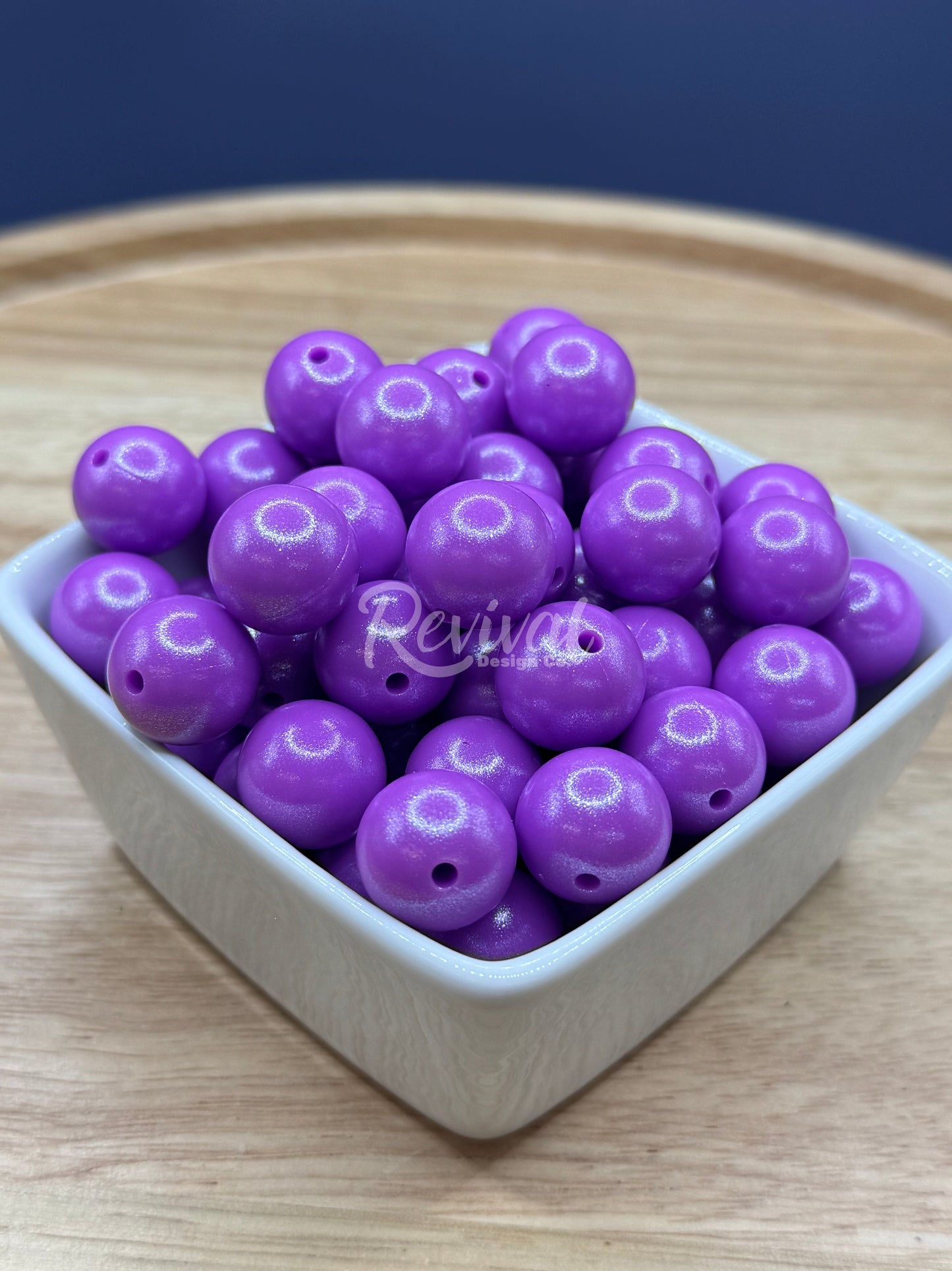Grape Expections - 15mm Opal Silicone Bead