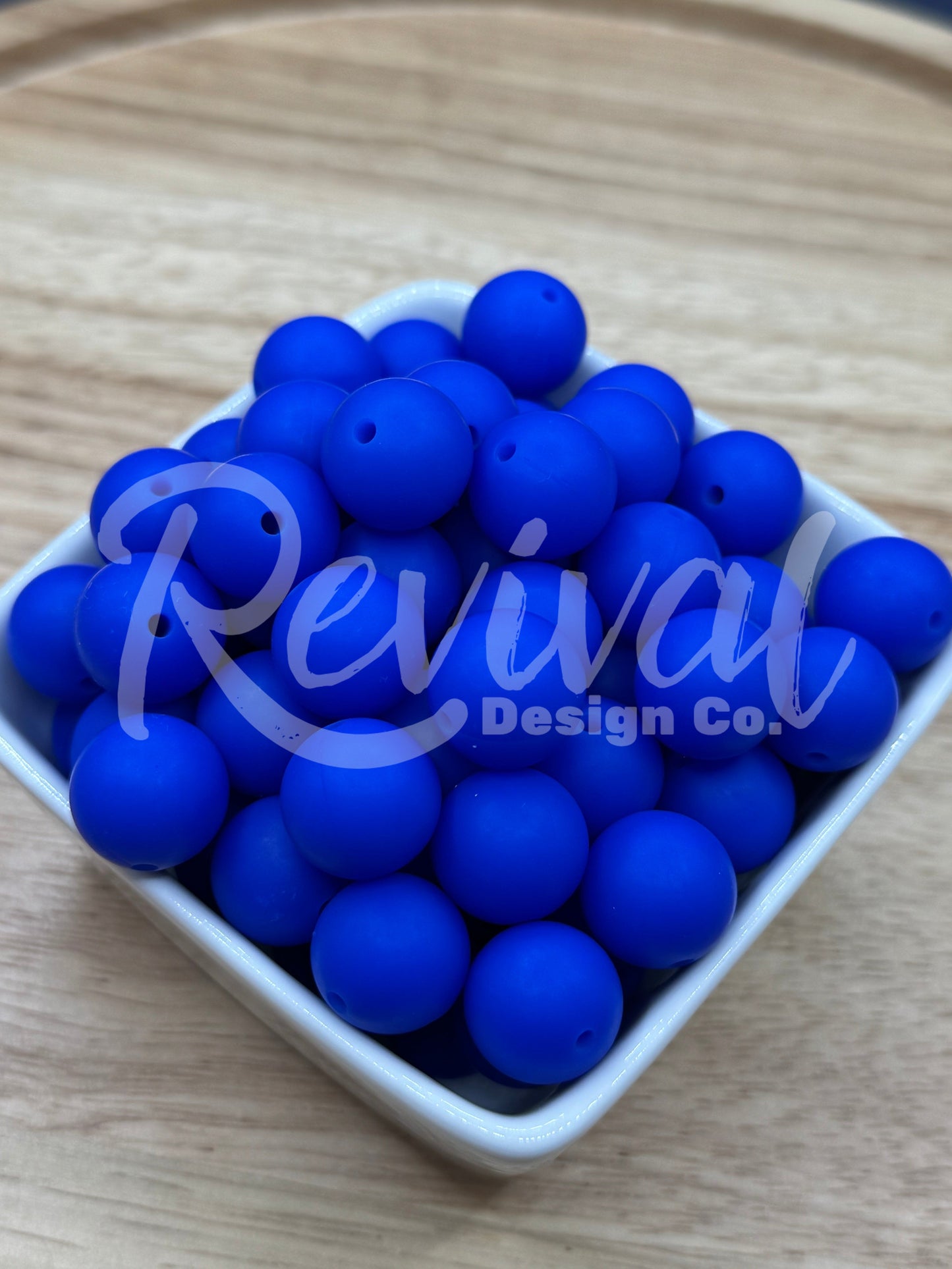 15mm Solid Color Silicone Bead - Royal Revival
