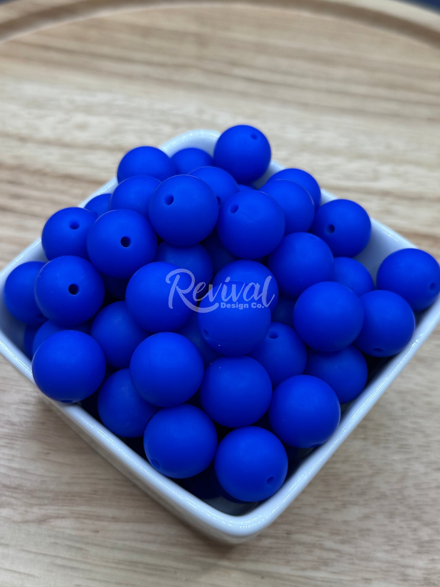 15mm Solid Color Silicone Bead - Royal Revival
