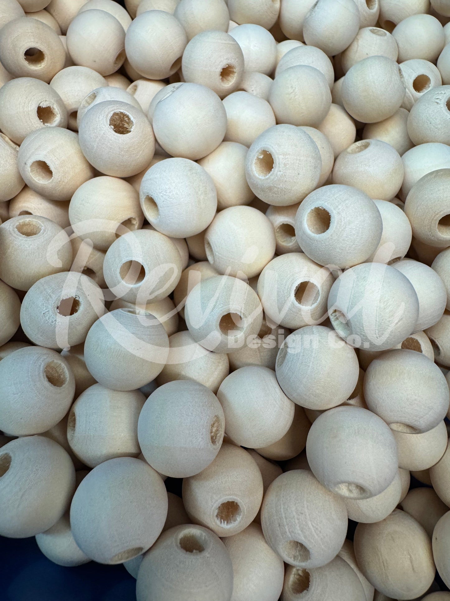 15mm Wooden Round Bead