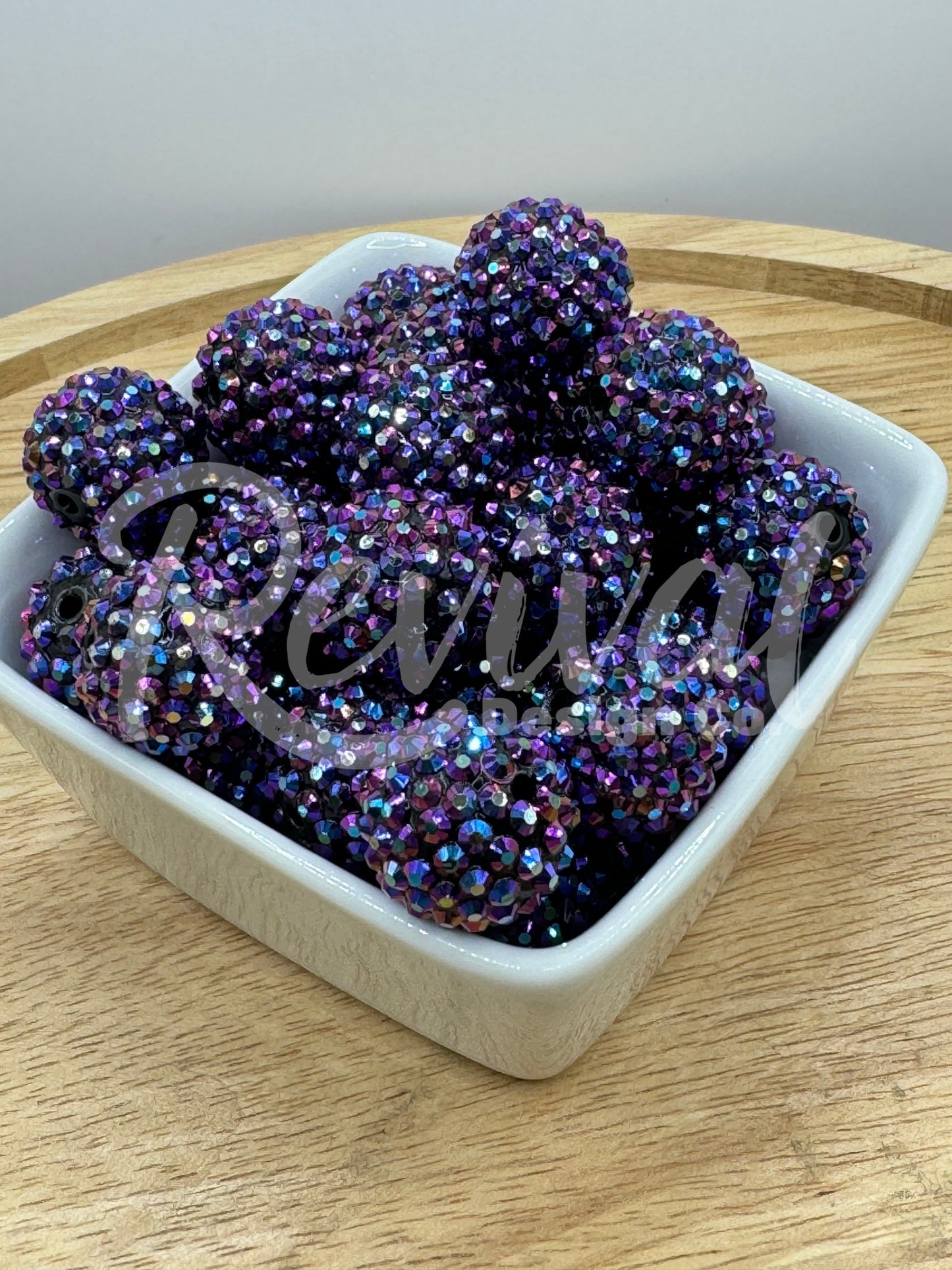 20mm Rhinestone - Purple Haze