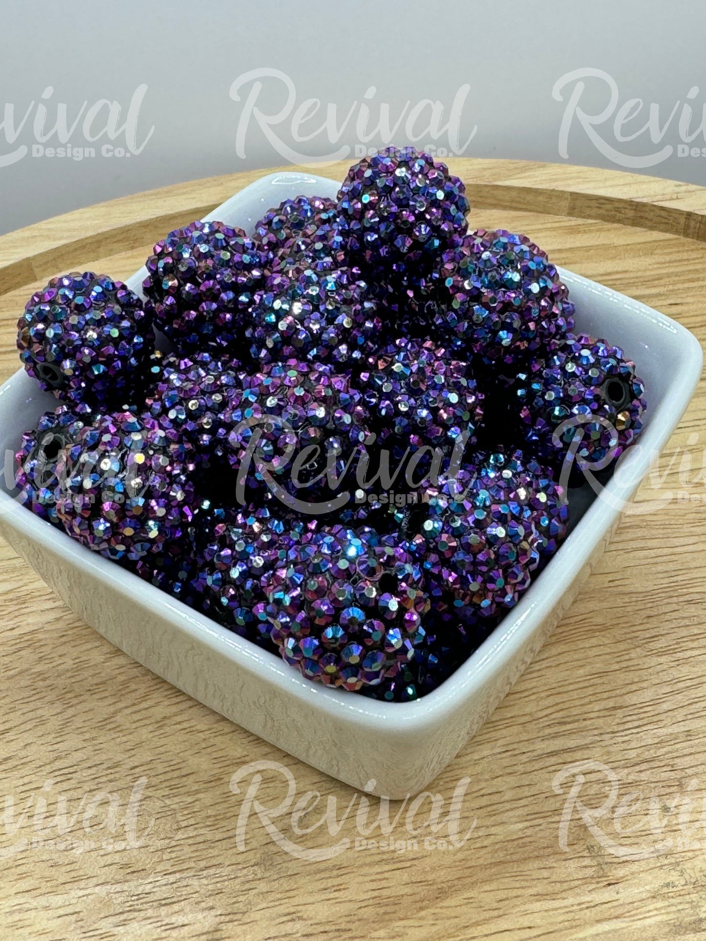 20mm Rhinestone - Purple Haze