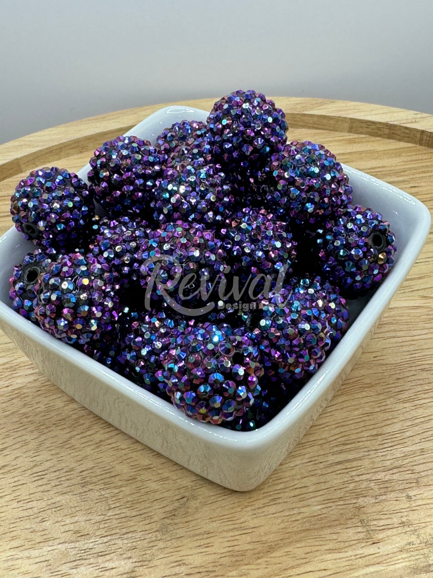 20mm Rhinestone - Purple Haze