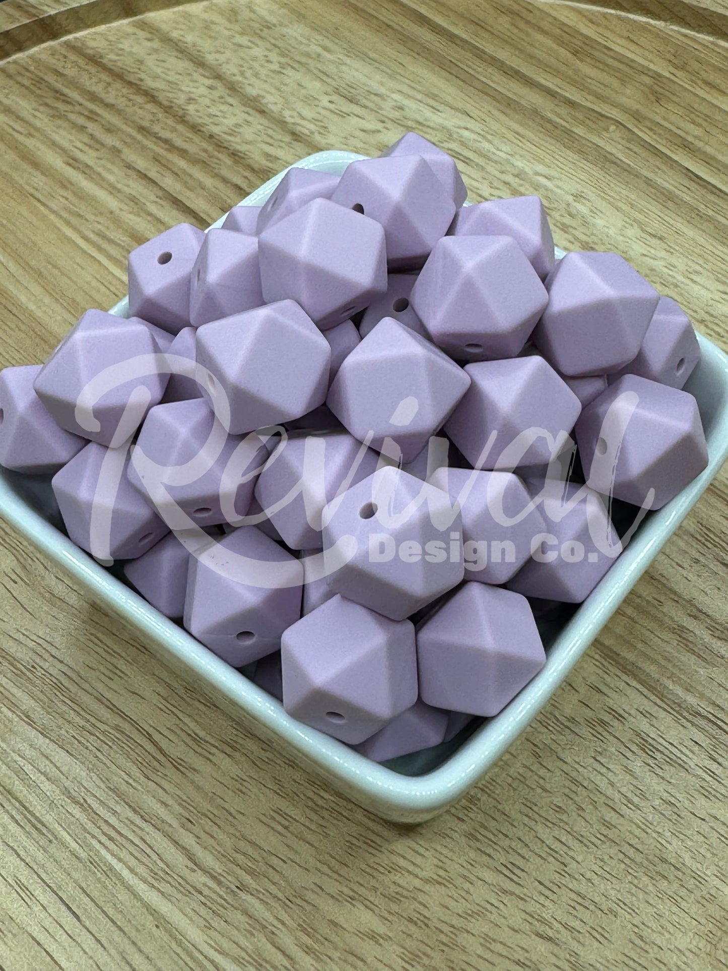 Lavender - 14mm Silicone Hexagon