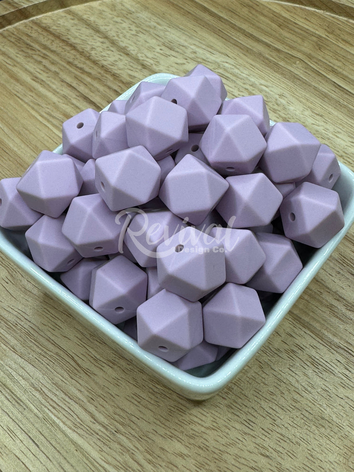 Lavender - 14mm Silicone Hexagon