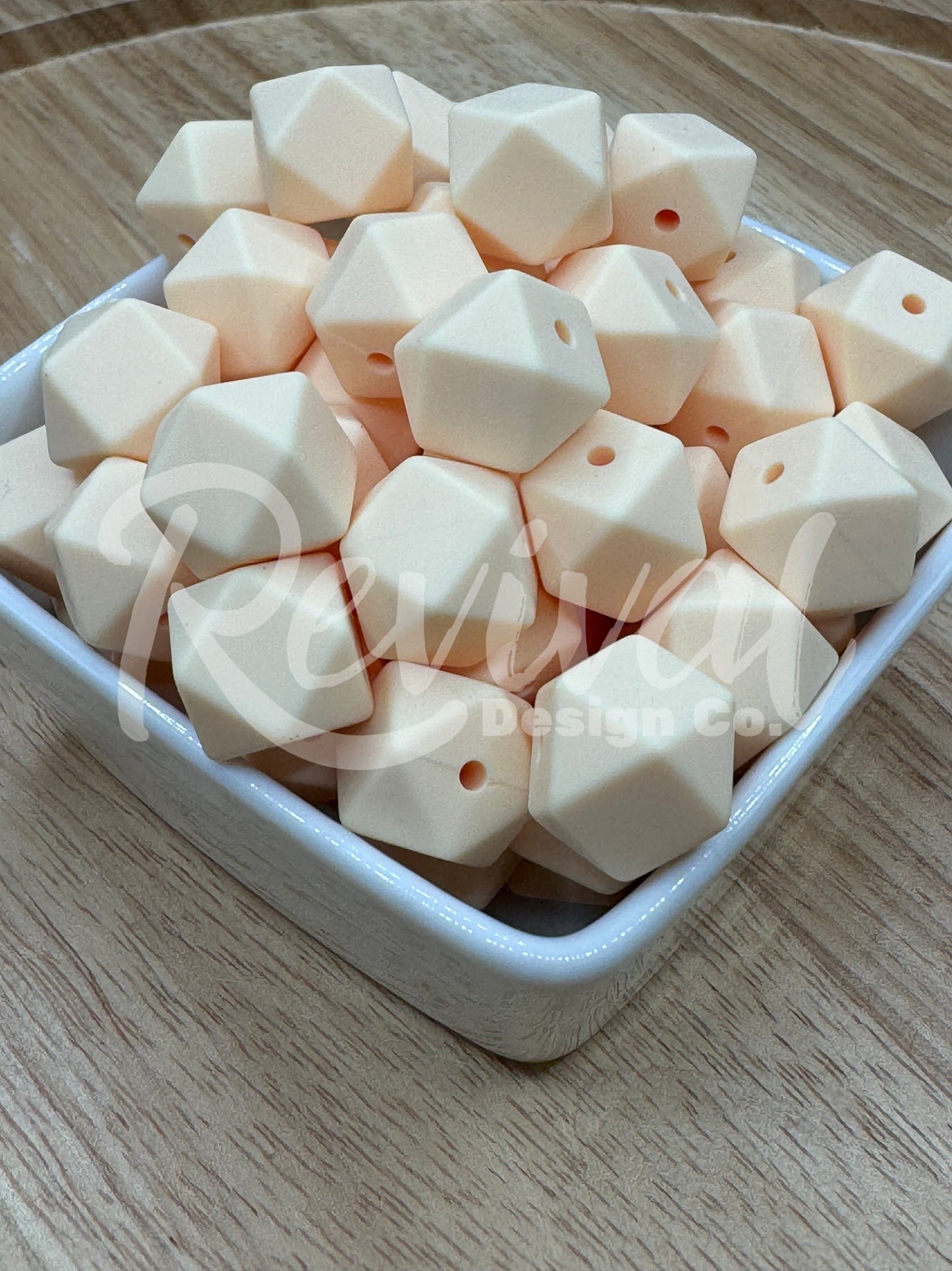 Buttercream - 14mm Silicone Hexagon