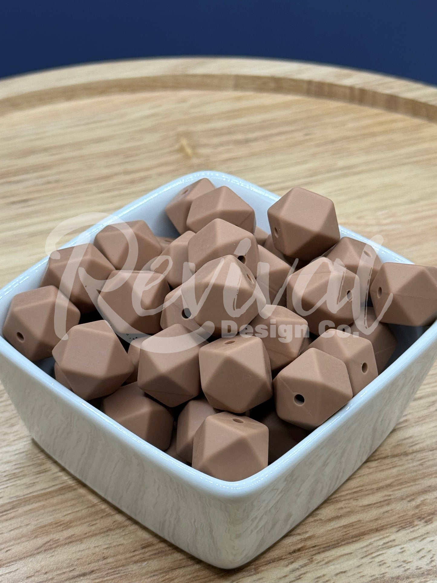 Caramel - 14mm Silicone Hexagon