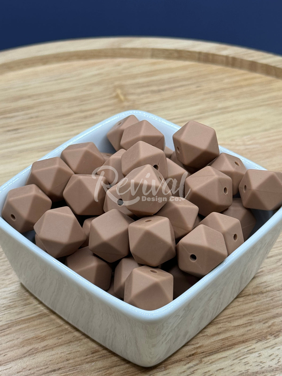 Caramel - 14mm Silicone Hexagon