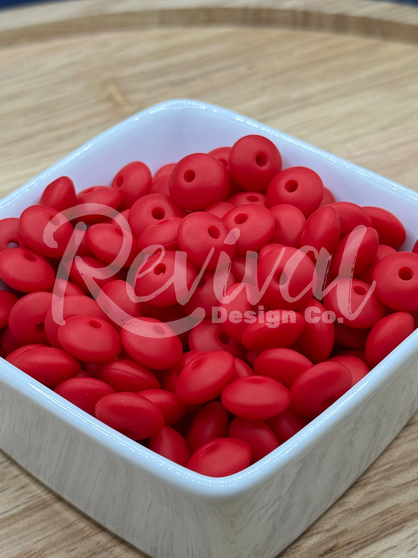 Classic Red - Silicone Lentil Spacer