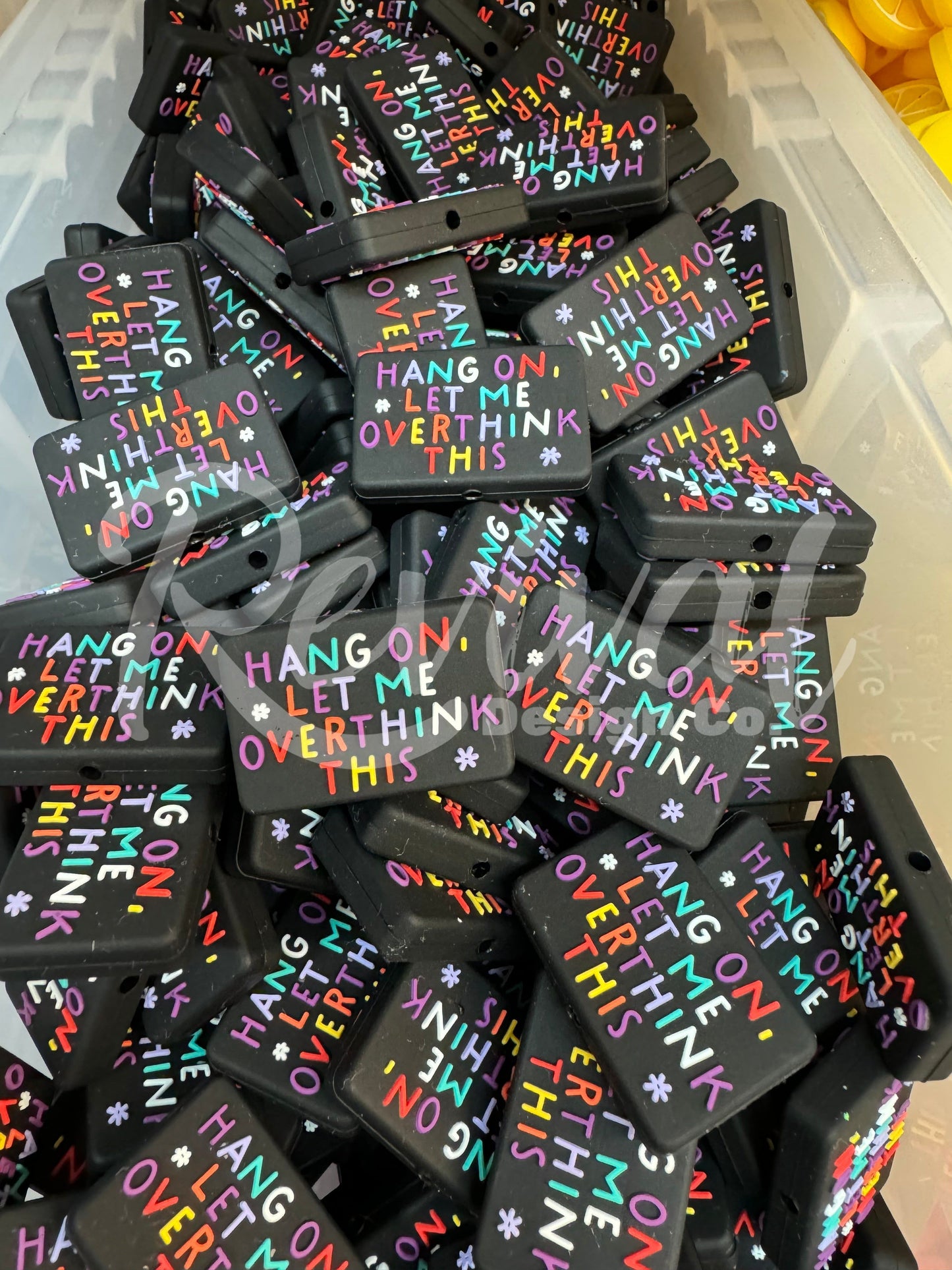 Overthink This - Silicone Focal Bead