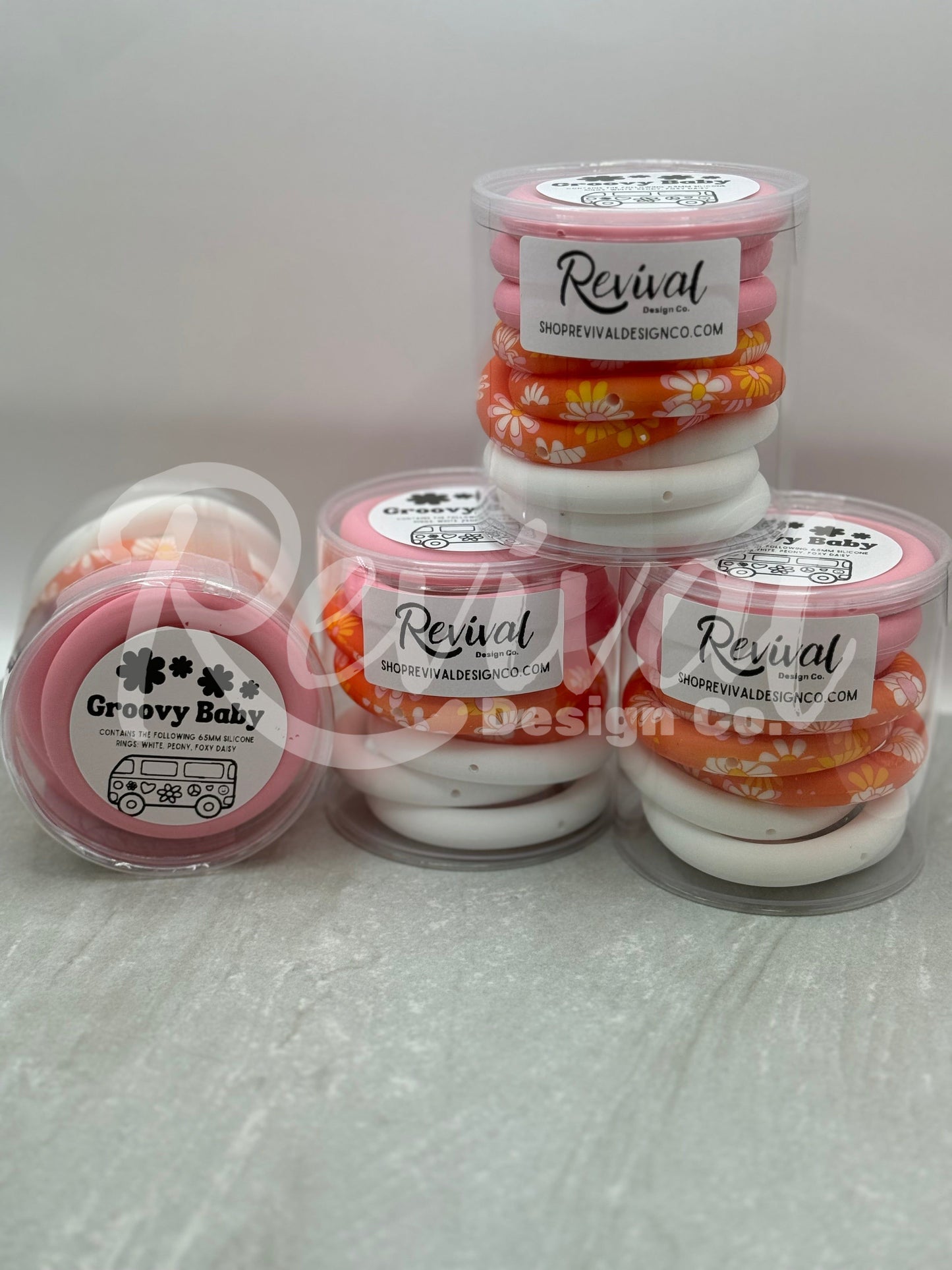 65mm Car Charm Stacks - Groovy Baby