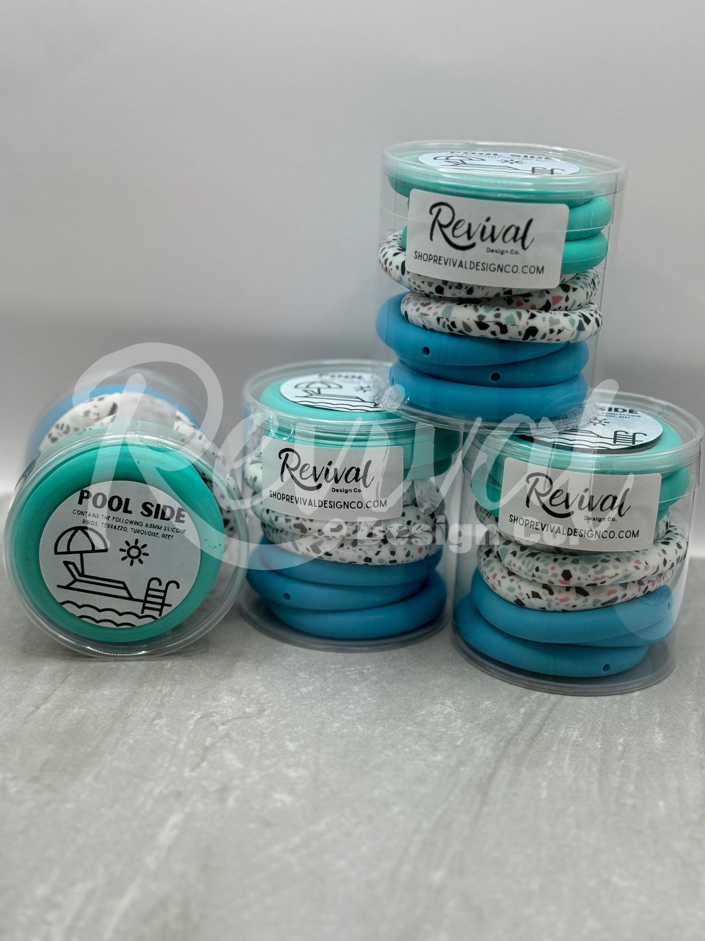 65mm Car Charm Stacks - Pool Side