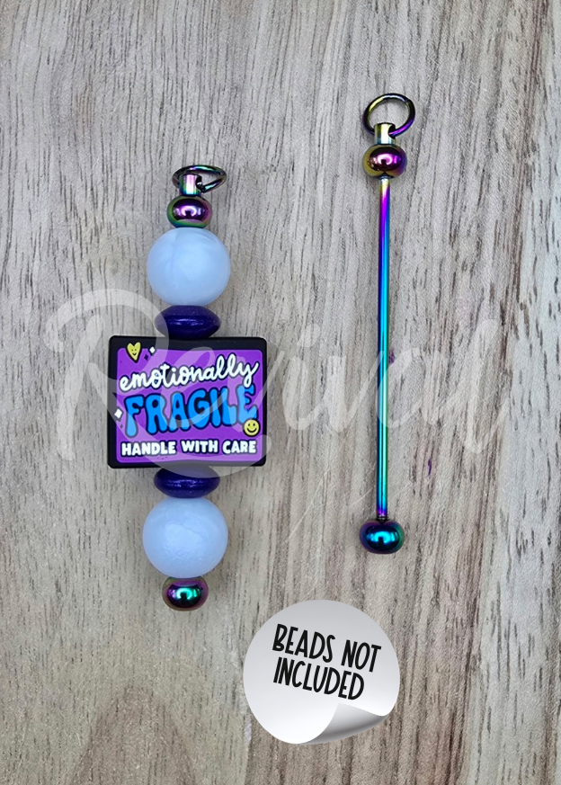 Beadable Bag Charm - Pole Bar