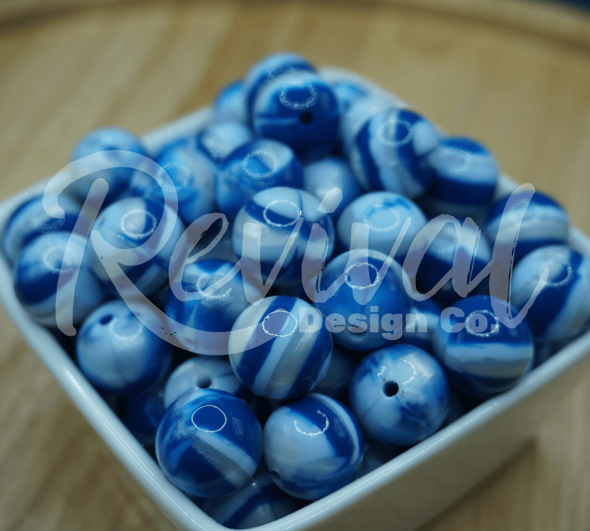*DISCONTINUING* Moonlit Tide - 15mm Jelly Silicone Bead