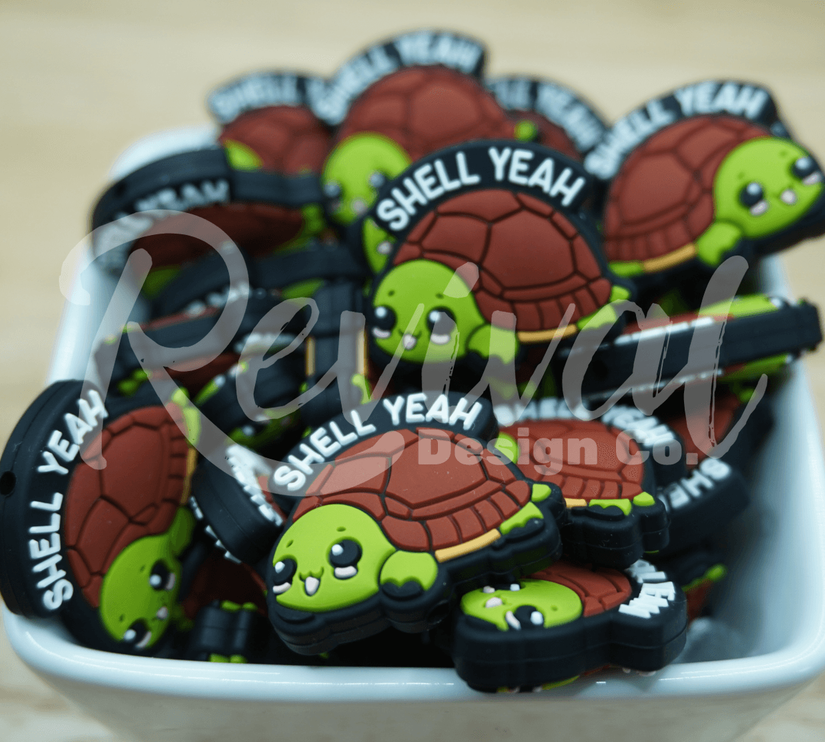 Shell Yeah - Silicone Focal Bead
