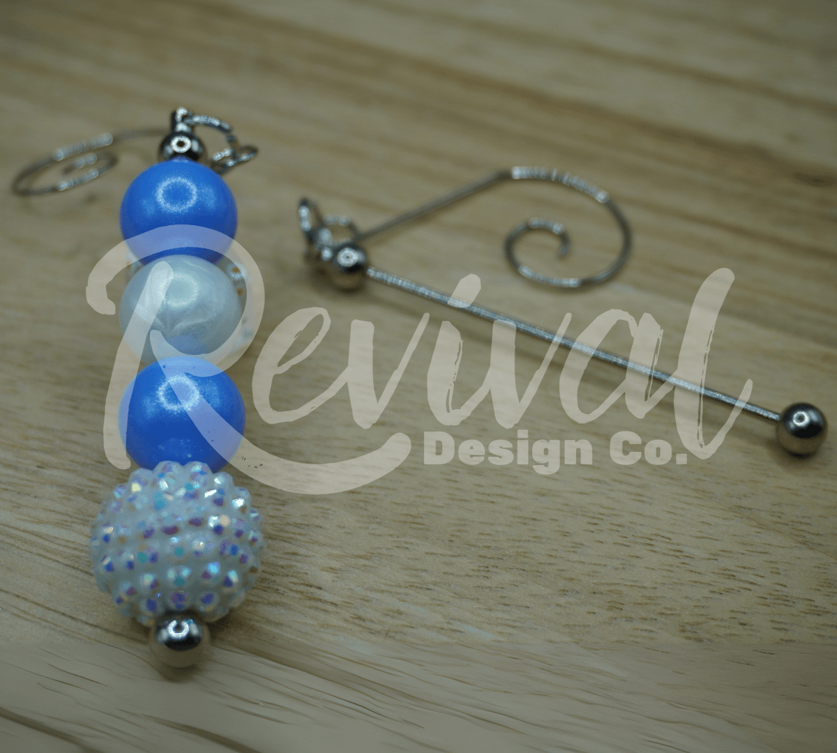 Silver Beadable Ornament