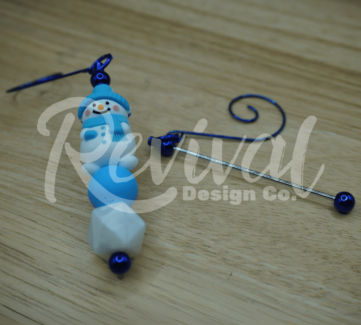 Revival Blue Beadable Ornament