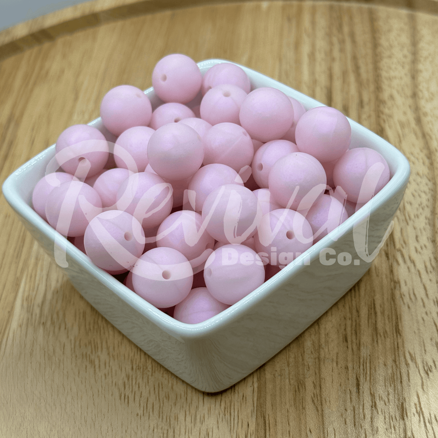 15mm Shimmer Silicone Bead - Pixie Tears