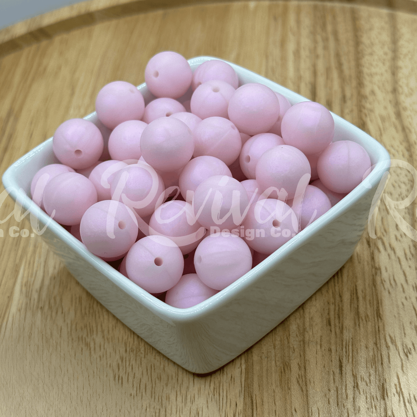 15mm Shimmer Silicone Bead - Pixie Tears