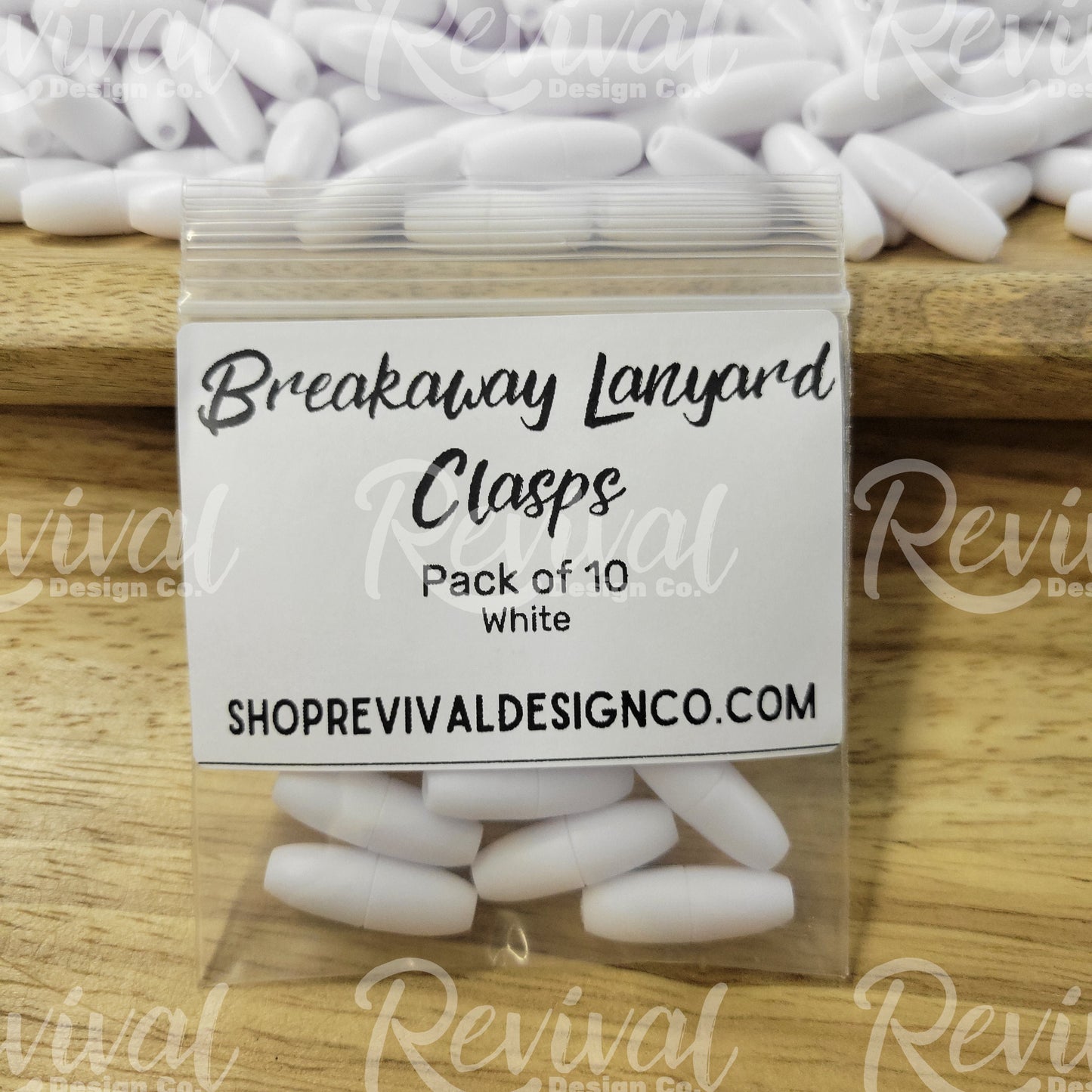 White - Break-Away Lanyard Clasp