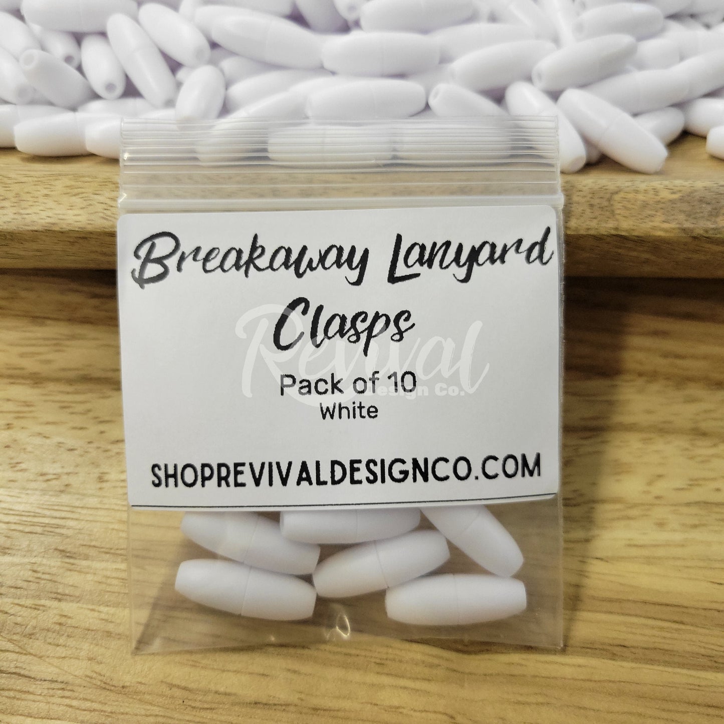 White - Break-Away Lanyard Clasp