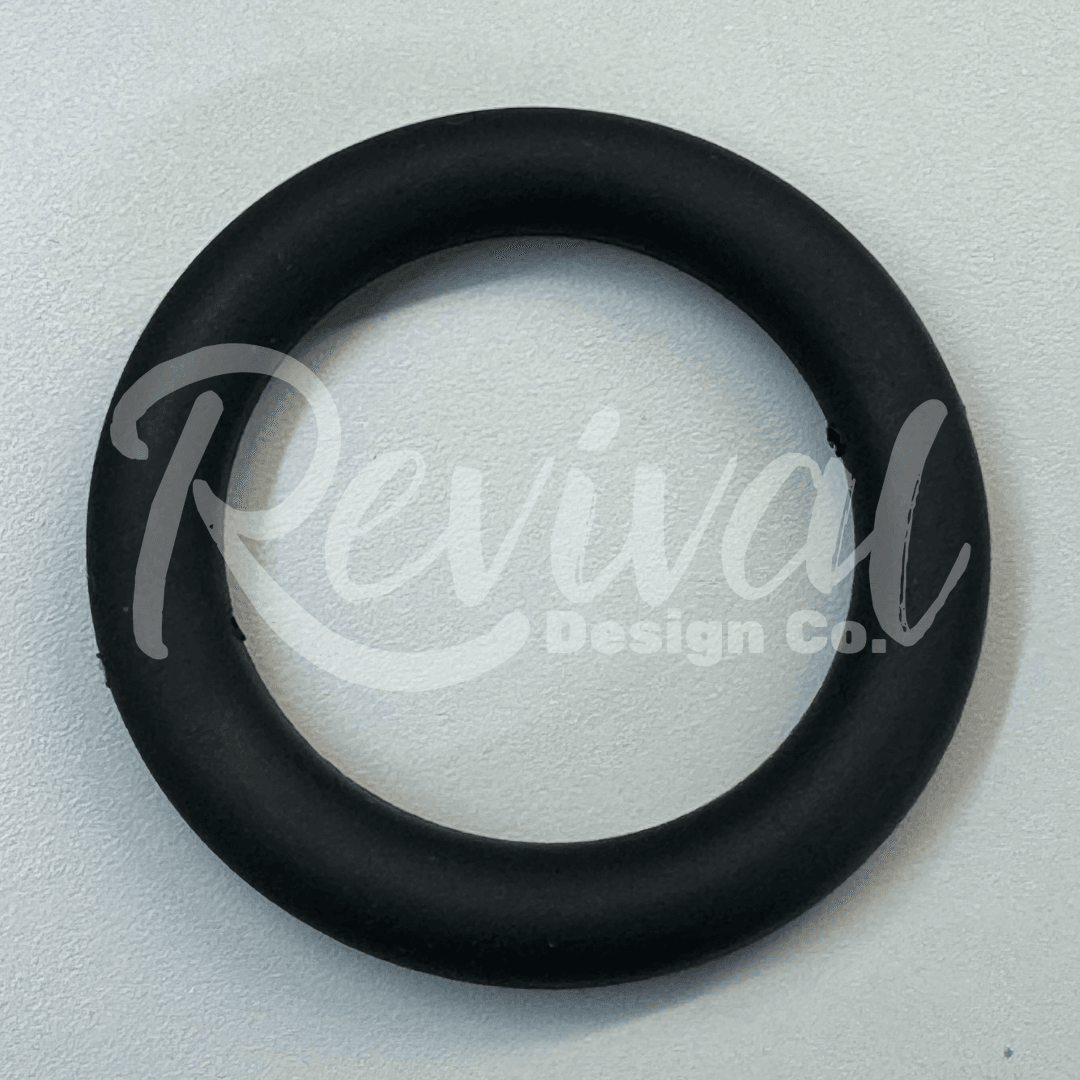Black - 65mm Silicone Ring