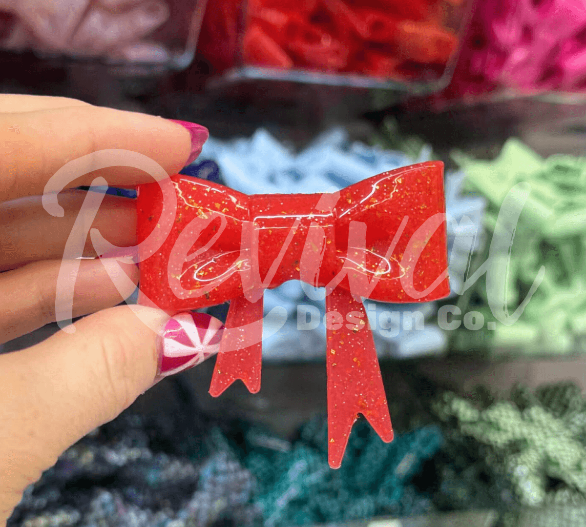 Daquiri - Silicone Bow Focal/Straw Topper