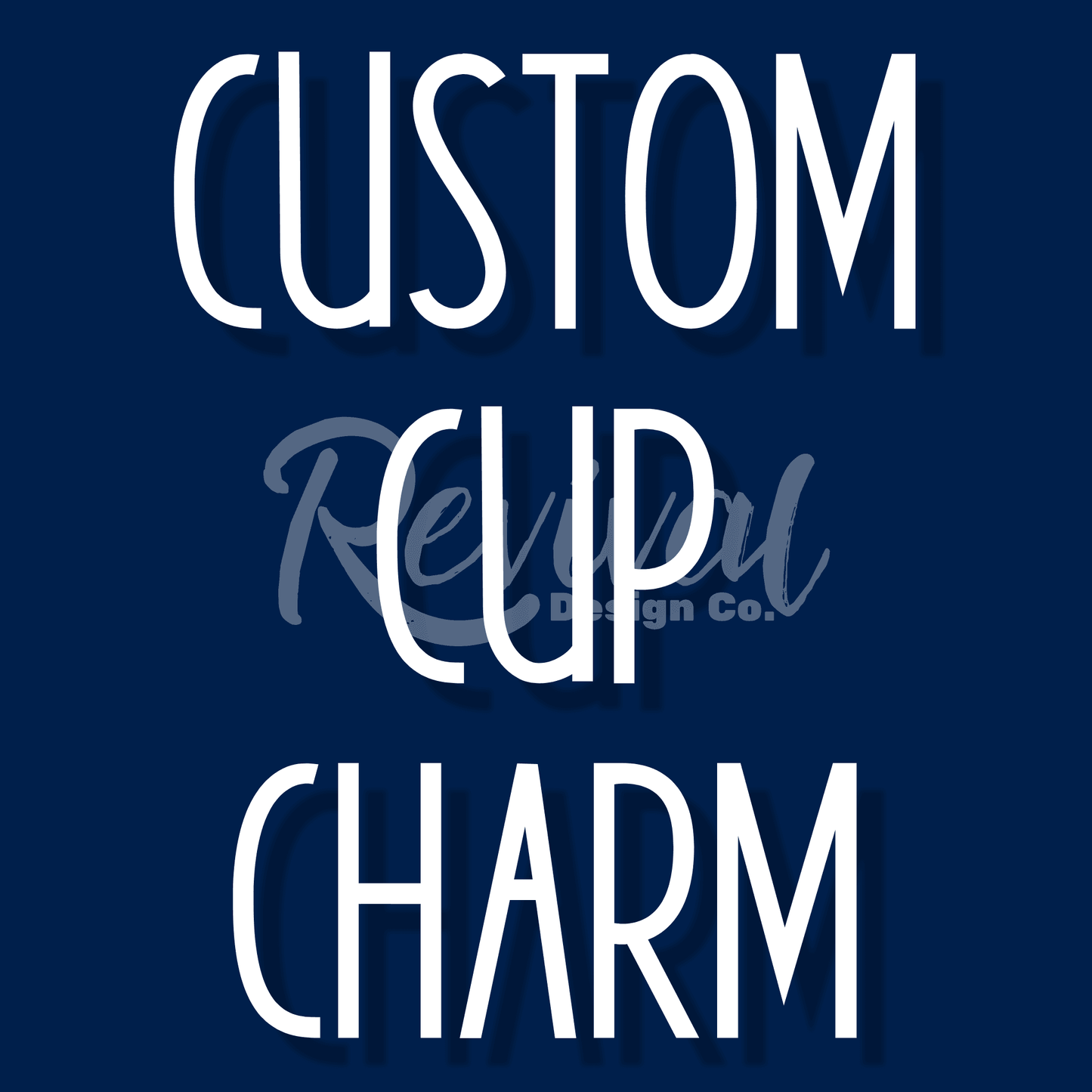 Custom Silicone Beaded Cup Charm