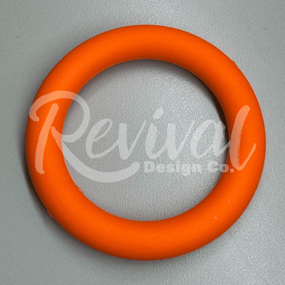 Orange - 65mm Silicone Ring