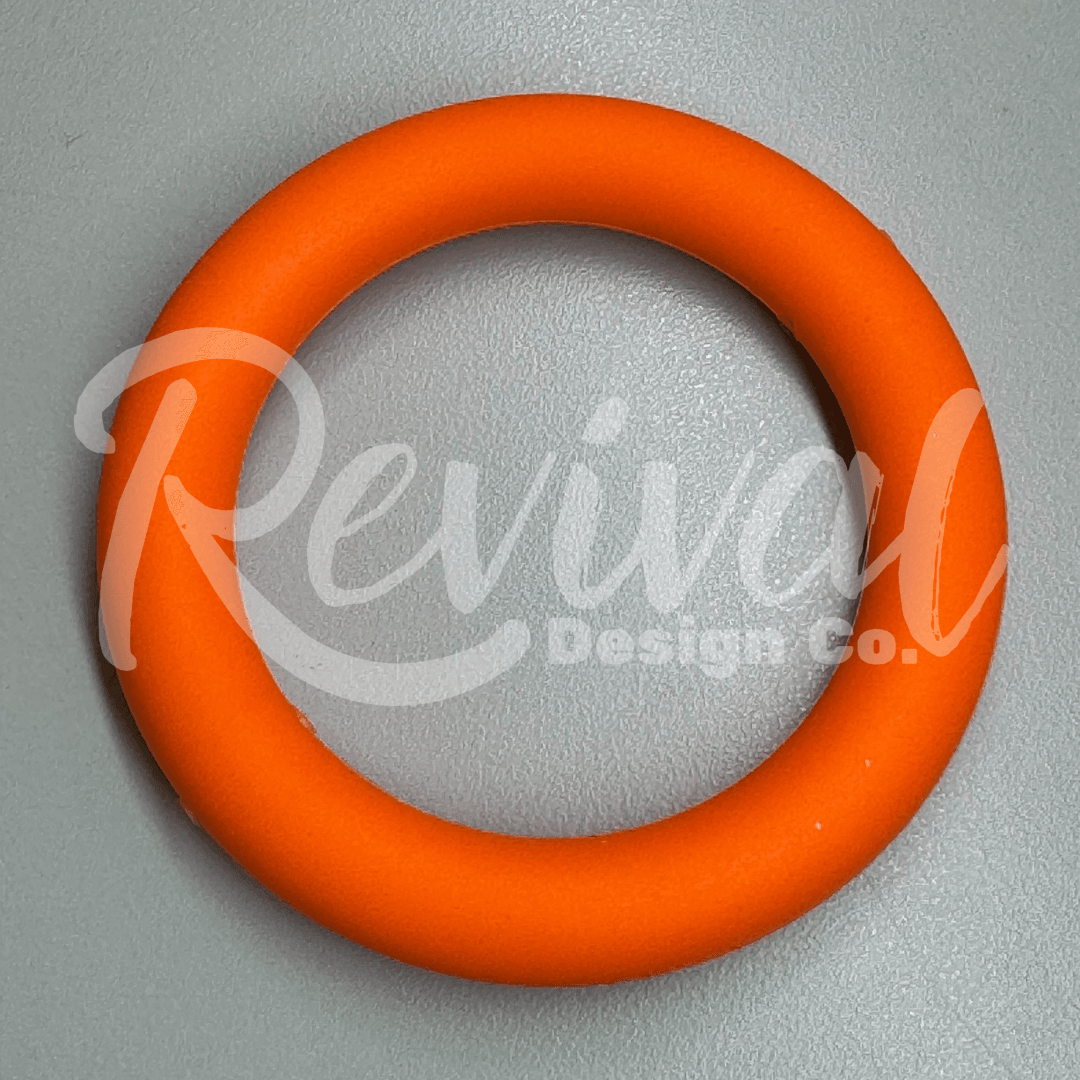 Orange - 65mm Silicone Ring