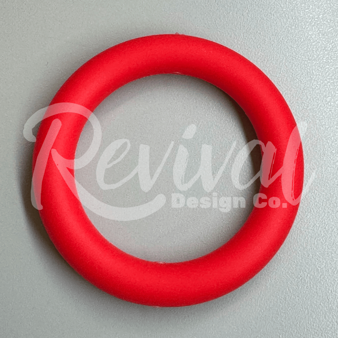 Red - 65mm Silicone Ring