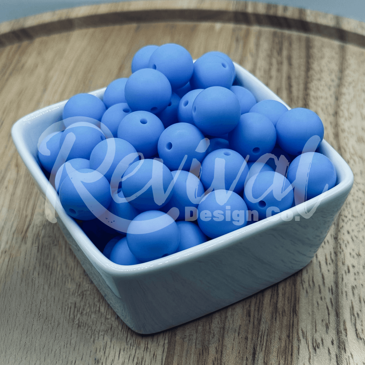 15mm Solid Color Silicone Bead - Burple