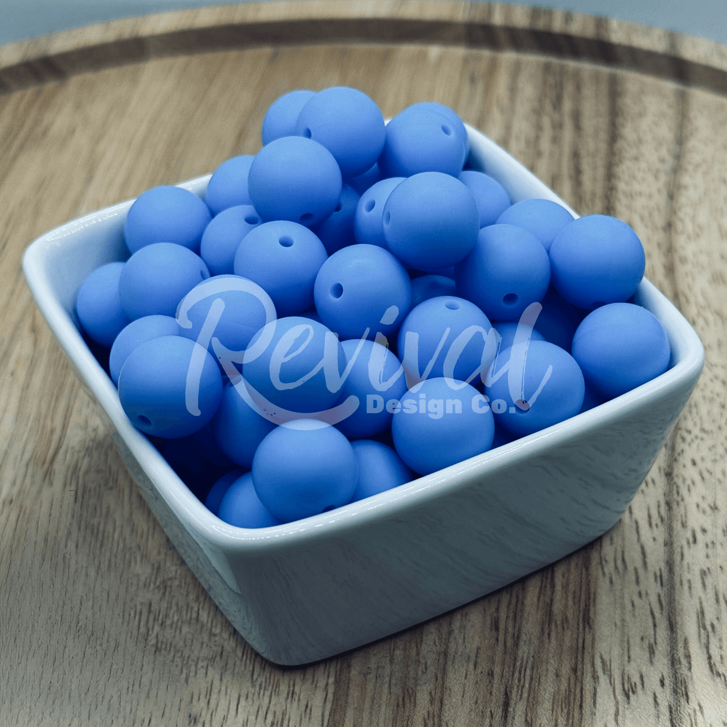 15mm Solid Color Silicone Bead - Burple