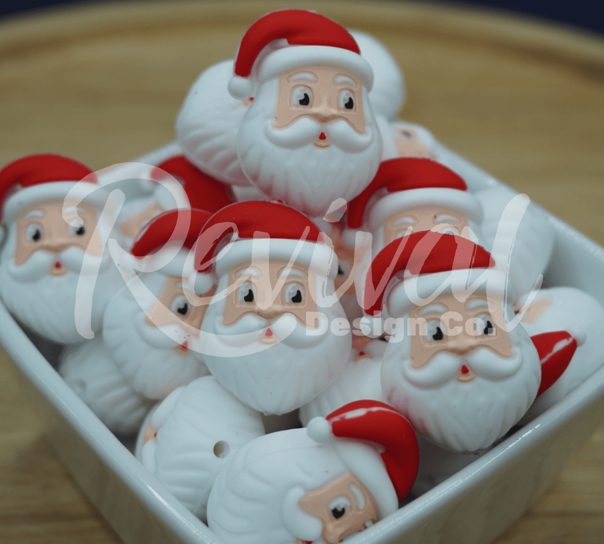 Santa - Silicone Focal Bead