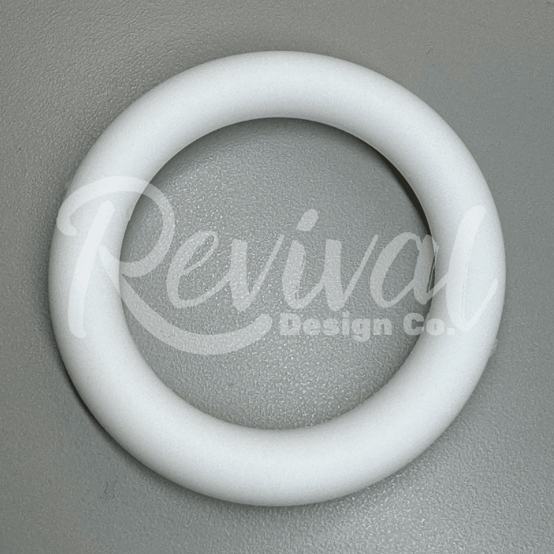 White - 65mm Silicone Ring