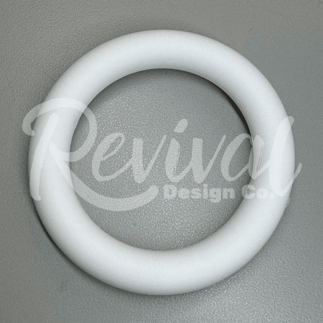 White - 65mm Silicone Ring