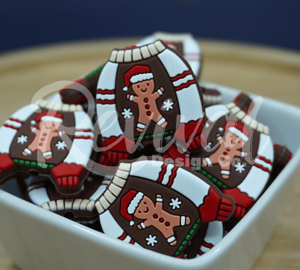 Christmas Sweater - Silicone Focal Bead