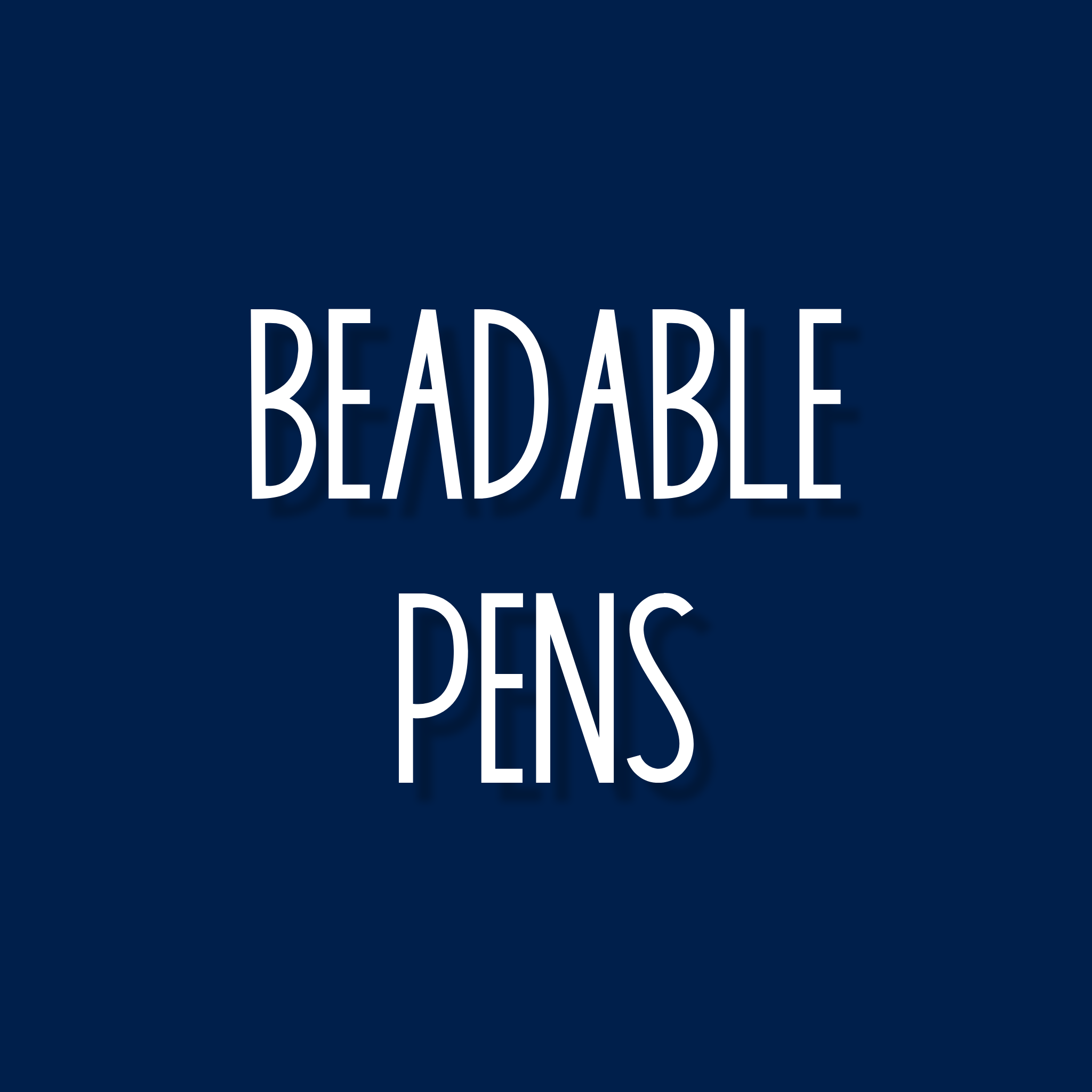Beadable Pens – Revival Design Co.