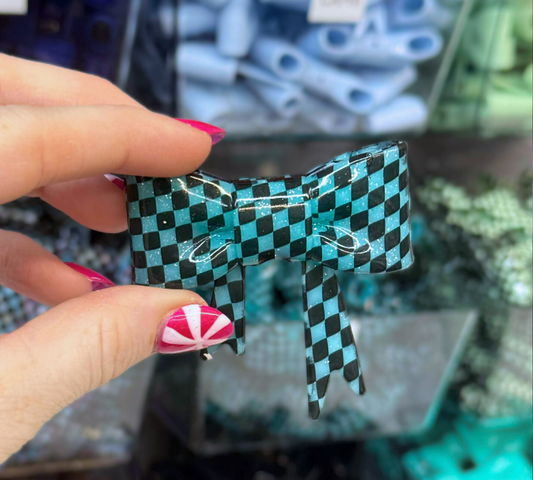 182 - Silicone Bow Focal/Straw Topper