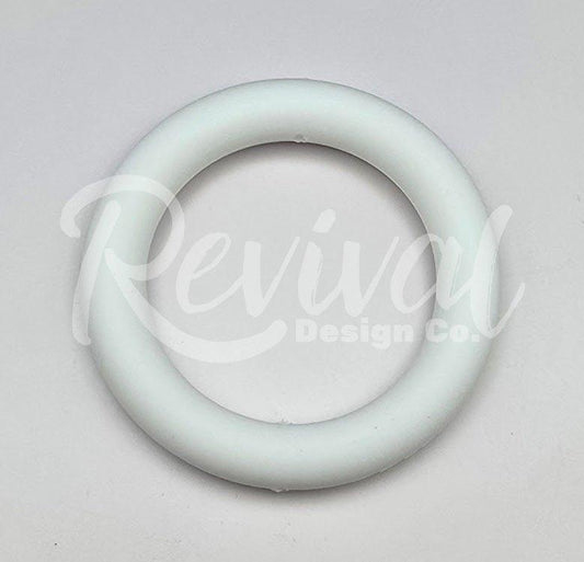 White - 65mm Silicone Ring