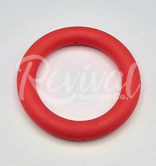 Red - 65mm Silicone Ring