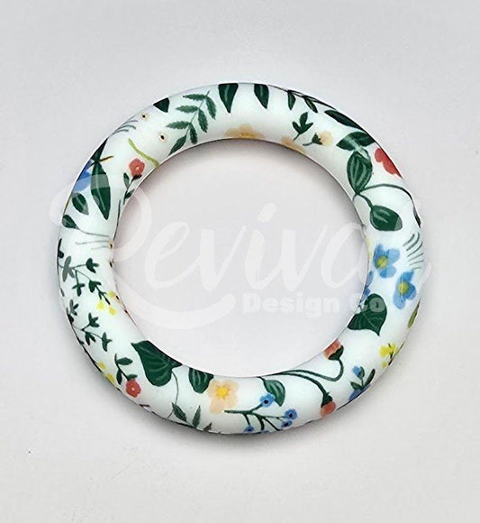 Floral Vines - 65mm Silicone Ring