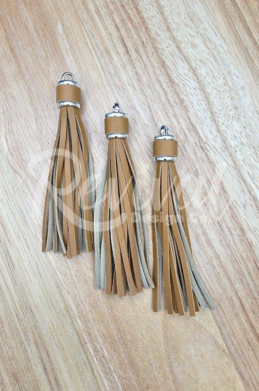 Large Caramel Tassel - 4"